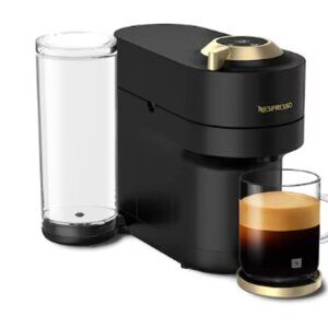 Nespresso Vertuo Pop+ Matte Black Gold (new in box & machine only)